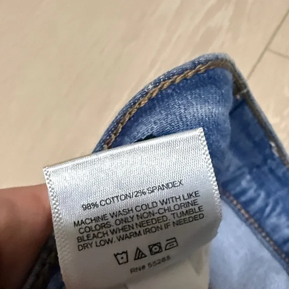 Express Light Blue 90’s Ankle Boot Mid Rise Jeans - Picture 6 of 11